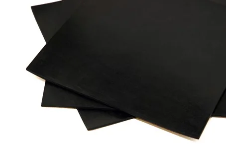 Rubber sheet for gasket cutting