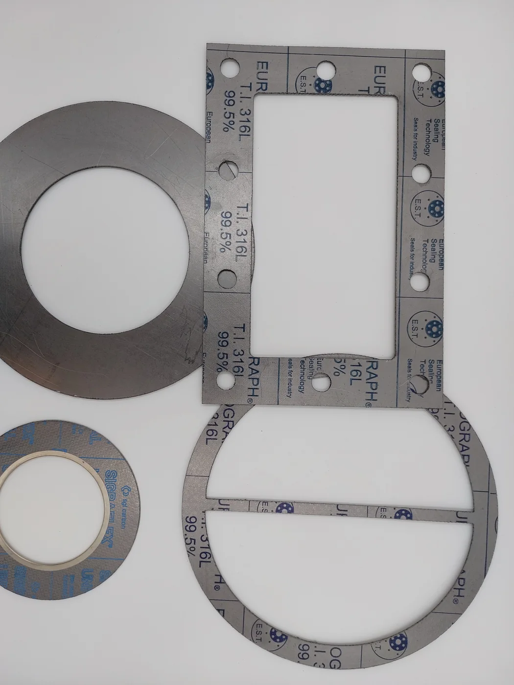 Expanded graphite gaskets